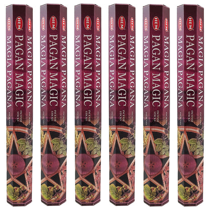 HEM Incense Sticks 20-Stick Hex Packs, Pagan Magic