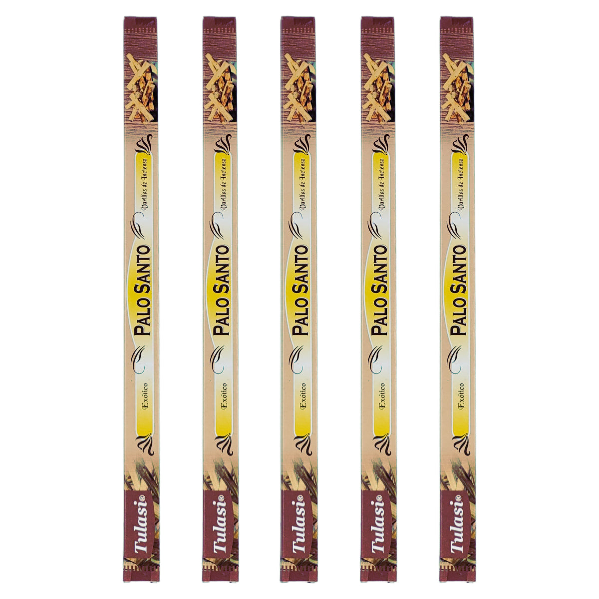 Palo Santo Tulasi 9" Incense Sticks, 8ct Square Packs