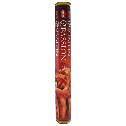 HEM Incense Sticks 20-Stick Hex Packs, Passion