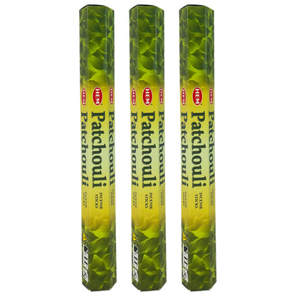 HEM Incense Sticks 20-Stick Hex Packs, Patchouli