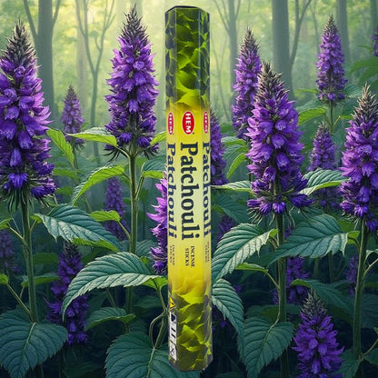 HEM Incense Sticks 20-Stick Hex Packs, Patchouli