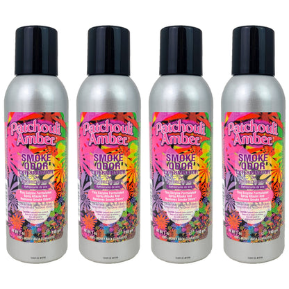 Patchouli Amber Scent 7oz Smoke Odor Exterminator Aerosol Can Spray