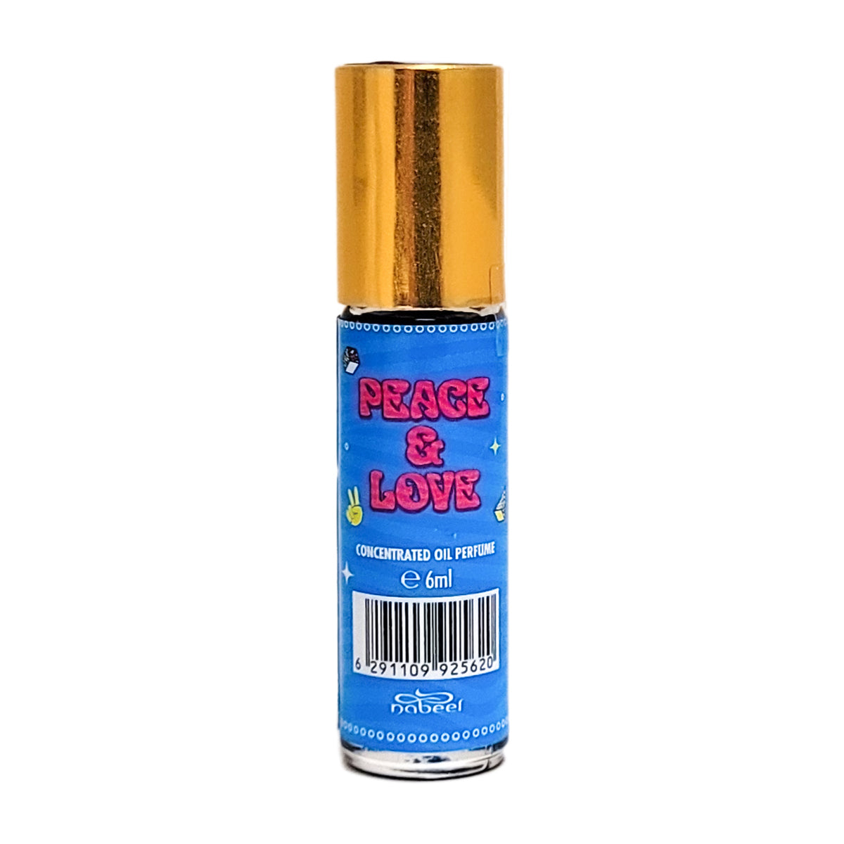 6ml Roll-On Body Oil Perfume, Peace & Love Scent by Nabeel