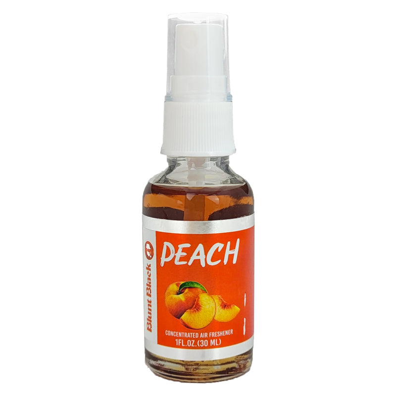 Peach Scent Blunt Black 1OZ Air Freshener Spray