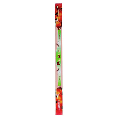 Peach Tulasi 9" Incense Sticks, 8ct Square Packs