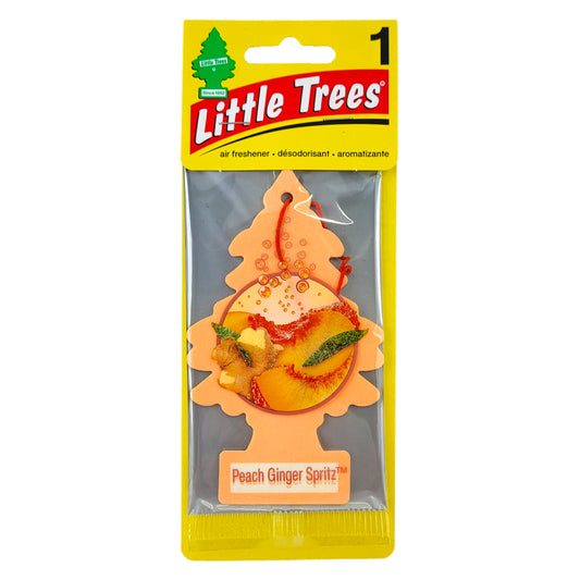 Little Trees Peach Ginger Spritz Scent Hanging Air Freshener