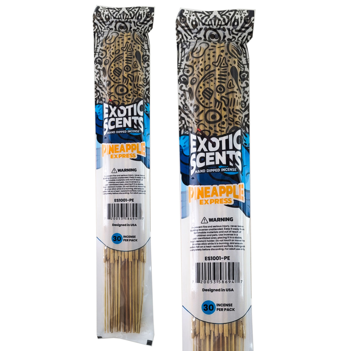 Pineapple Express Scent 19" Exotic Scents Jumbo Incense