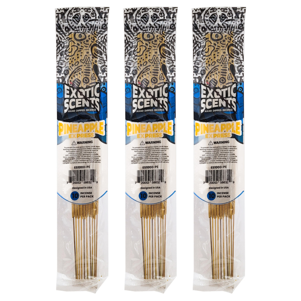 Pineapple Express Scent 11" Exotic Scents Incense