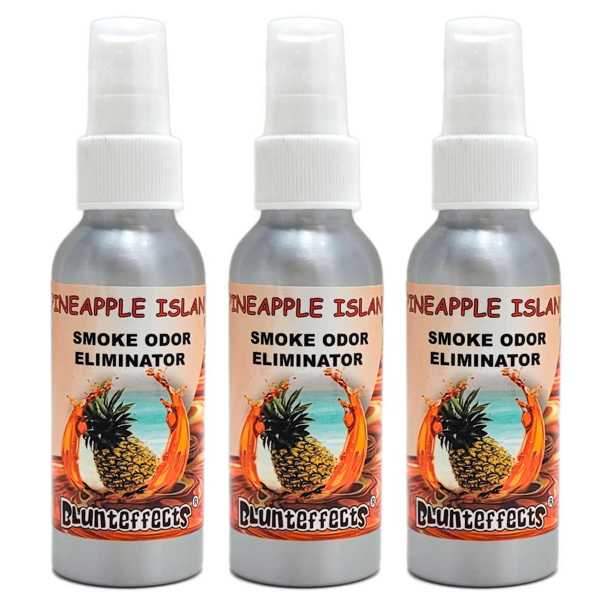 100ml Pineapple Island Scent BluntEffects Odor Eliminator Air Freshener Spray