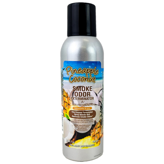 Pineapple Coconut Scent 7oz Smoke Odor Exterminator Aerosol Can Spray