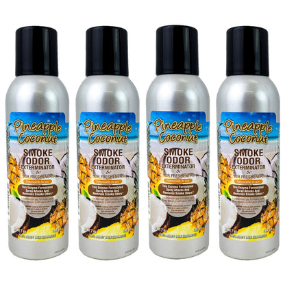 Pineapple Coconut Scent 7oz Smoke Odor Exterminator Aerosol Can Spray