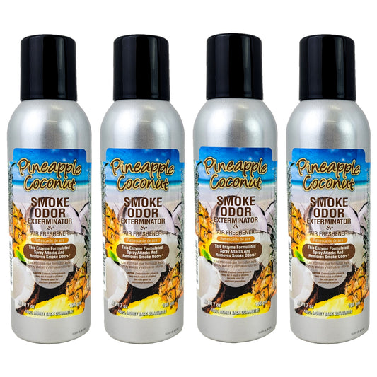 Pineapple Coconut Scent 7oz Smoke Odor Exterminator Aerosol Can Spray