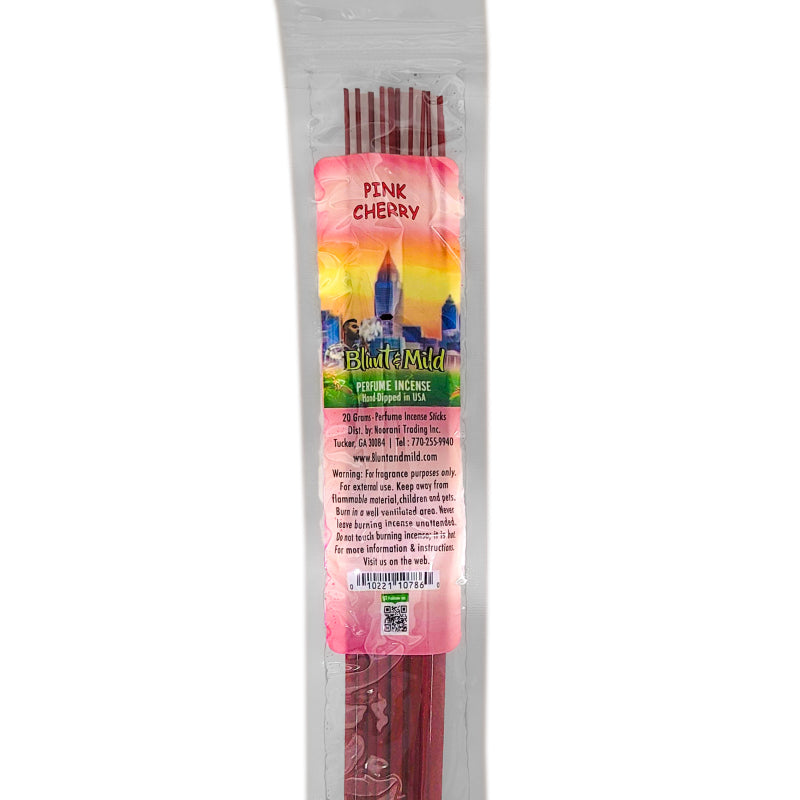 Pink Cherry 10.5" Blunt & Mild Incense, 20g Pack