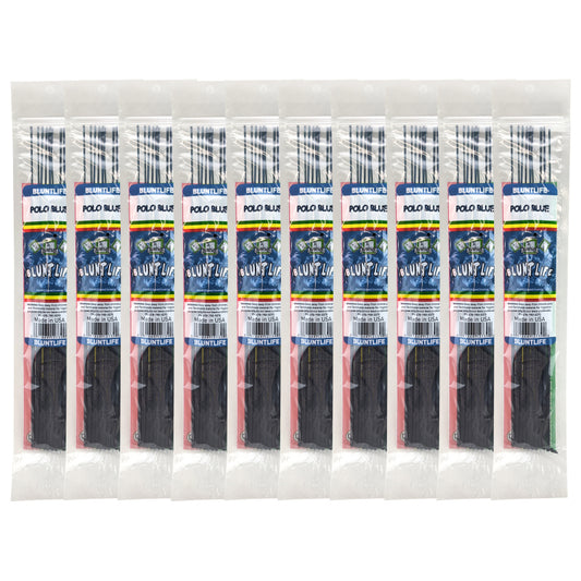 LIMITED TIME 10-Packs P. Blue TYPE Scent 10.5" BluntLife Incense