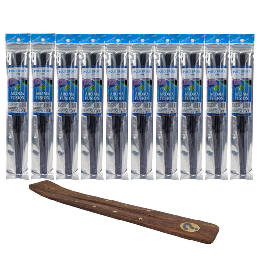 10-Pack + Incense Holder Set: Aroma Fusion P. Sport TYPE 11" Incense Sticks