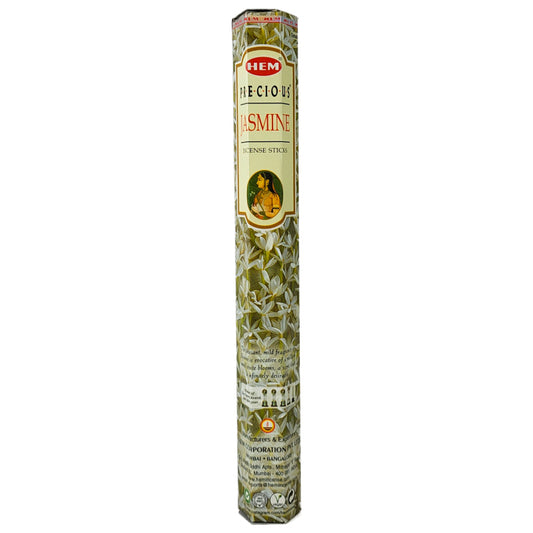 HEM Incense Sticks 20-Stick Hex Packs, Precious Jasmine