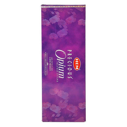 HEM Incense Sticks 20-Stick Hex Packs, Precious Opium