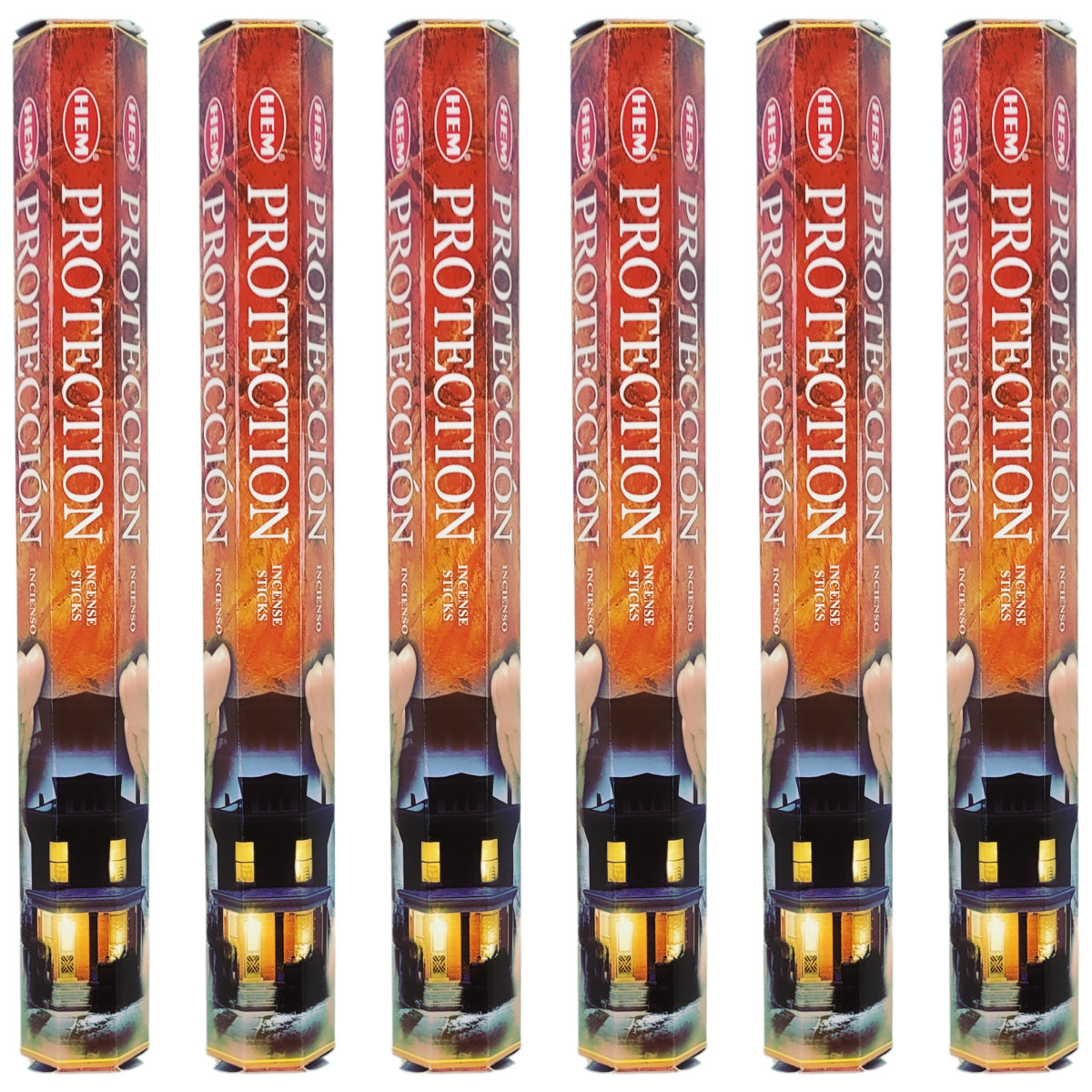 HEM Incense Sticks 20-Stick Hex Packs, Protection