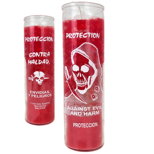 7 Day Candle, Protection Against Evil & Harm (Red)