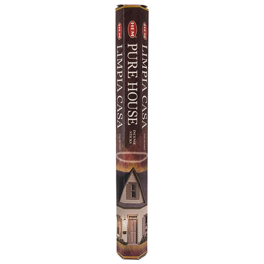 HEM Incense Sticks 20-Stick Hex Packs, Pure House
