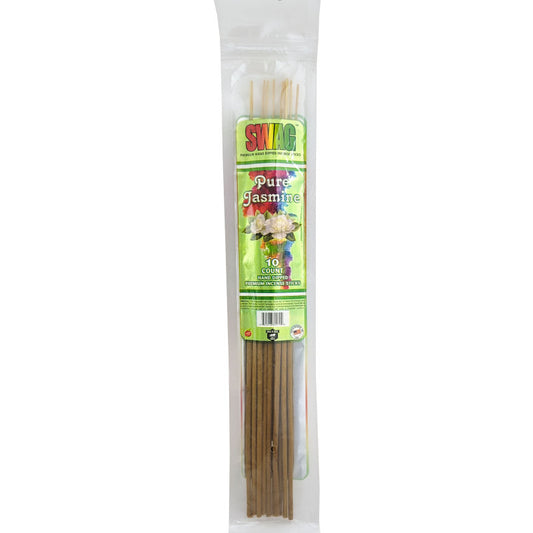 Pure Jasmine 11" SWAG Incense ~10ct Packs