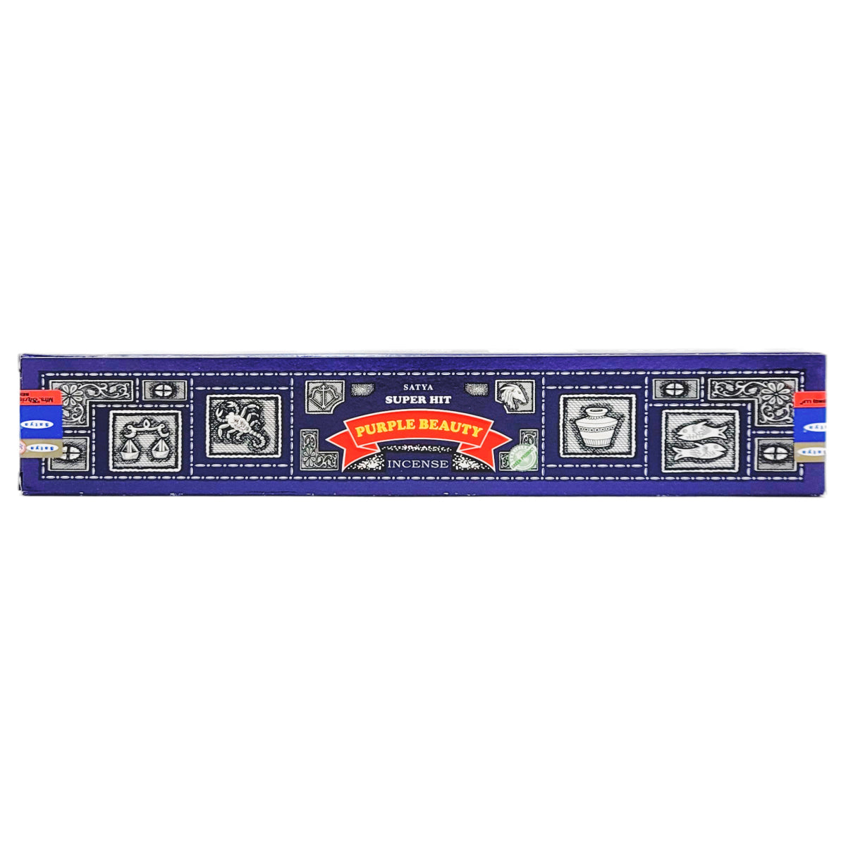 Super Hit Purple Beauty Scent Incense Sticks by Satya BNG, 15g Packs