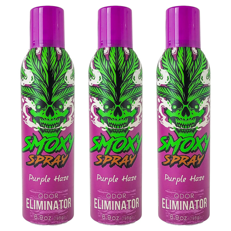 Purple Haze Scent, Smoxy 6.9oz Aerosol Odor Eliminator Sprays