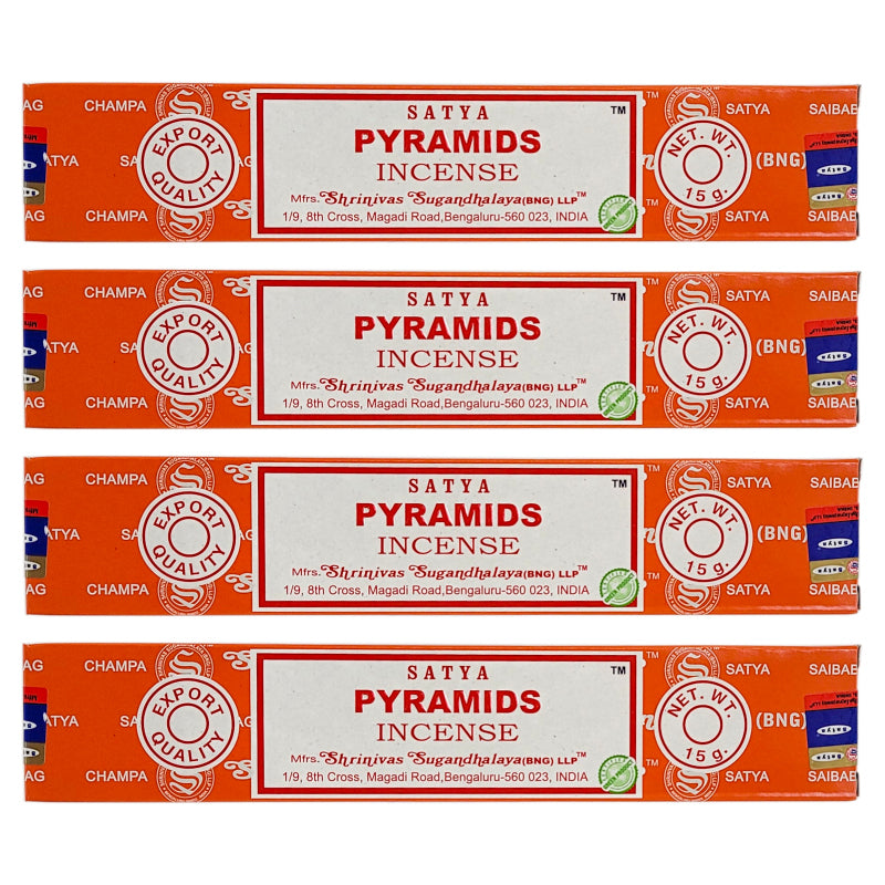 Pyramids Scent Incense Sticks by Satya BNG, 15g Packs