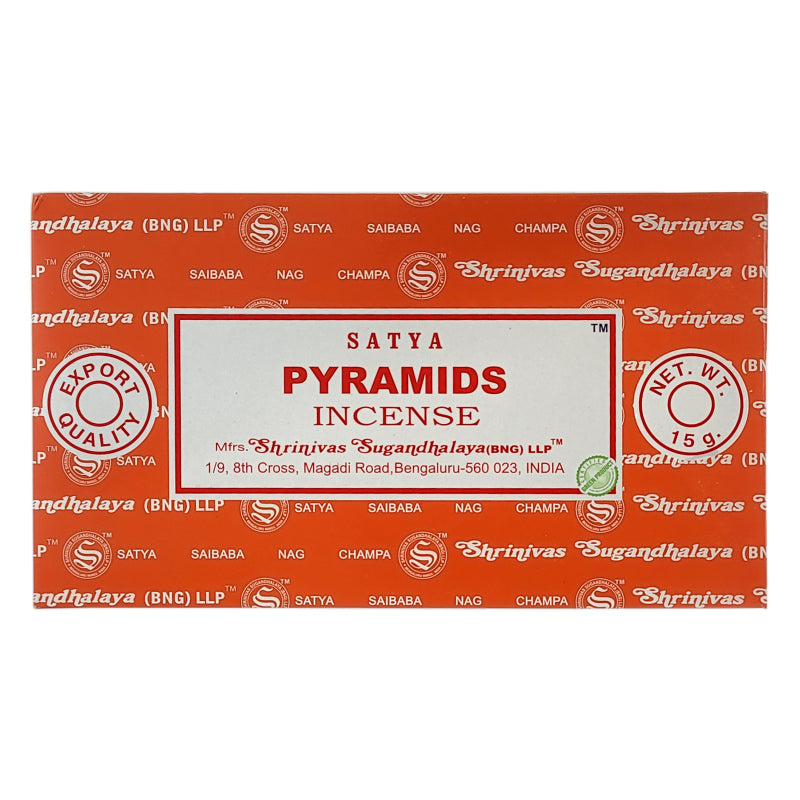 Pyramids Scent Incense Sticks by Satya BNG, 15g Packs