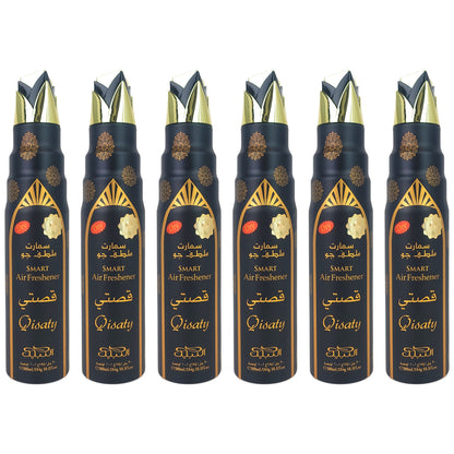 Qisaty Scent Dry Aerosol Air Freshener Spray, 300ml, by Nabeel
