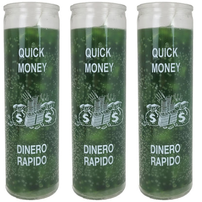 7 Day Candle, Quick Money (Green)