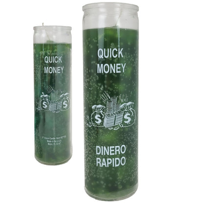 7 Day Candle, Quick Money (Green)