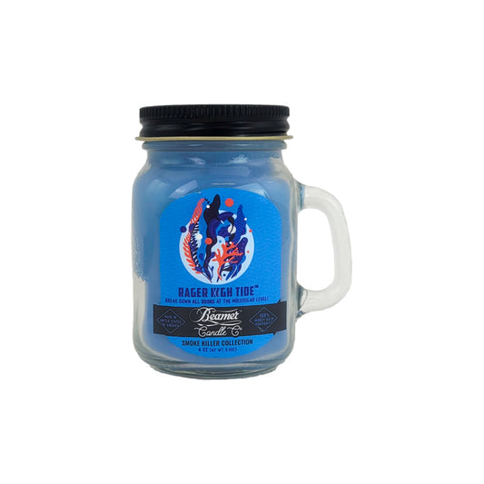 MINI 3" Rager High Tide Jar Candle, 4oz Odor & Smoke Killer, by Beamer Candle Co