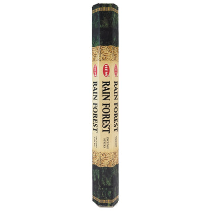 HEM Incense Sticks 20-Stick Hex Packs, Rain Forest