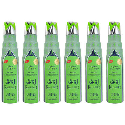 Raunaq Scent Dry Aerosol Air Freshener Spray, 300ml, by Nabeel