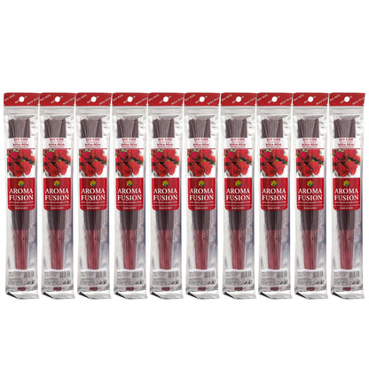 Aroma Fusion 11" Incense Sticks - Red Rose Scent