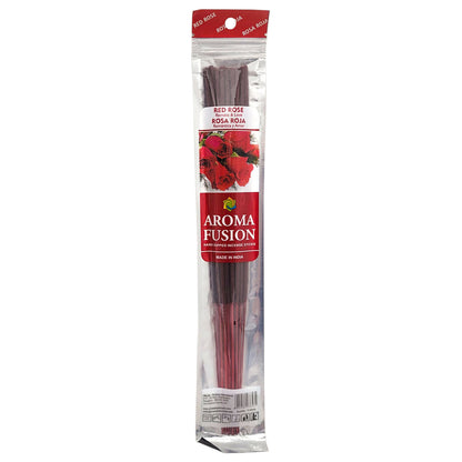 Aroma Fusion 11" Incense Sticks - Red Rose Scent