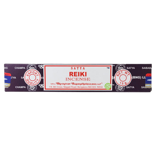 Reiki Scent Incense Sticks by Satya BNG, 15g Packs