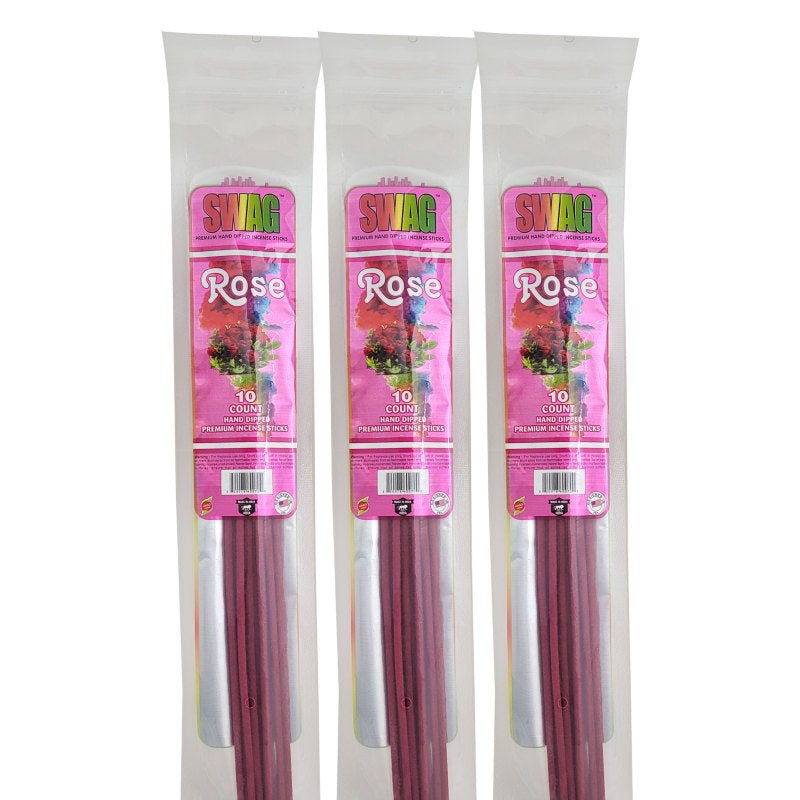 Rose 11" SWAG Incense ~10ct Packs