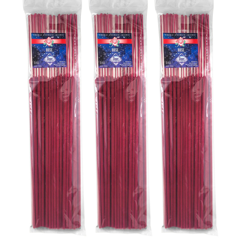 Rose Scent 19" Incense, 50-Stick Pack, by The Dipper