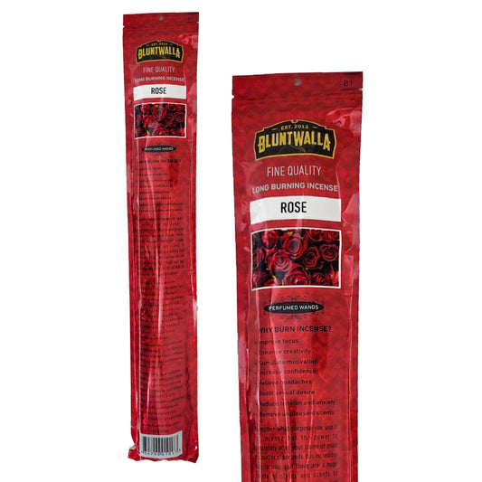 19" Jumbo Bluntwalla Rose Scent Incense Pack