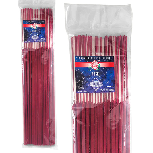 Rose Scent 19" Incense, 50-Stick Pack, by The Dipper