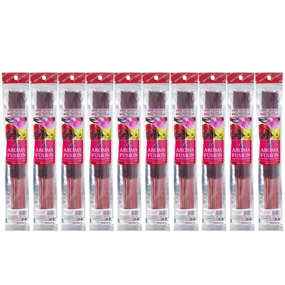 Aroma Fusion 11" Incense Sticks - Rose Vanilla Scent