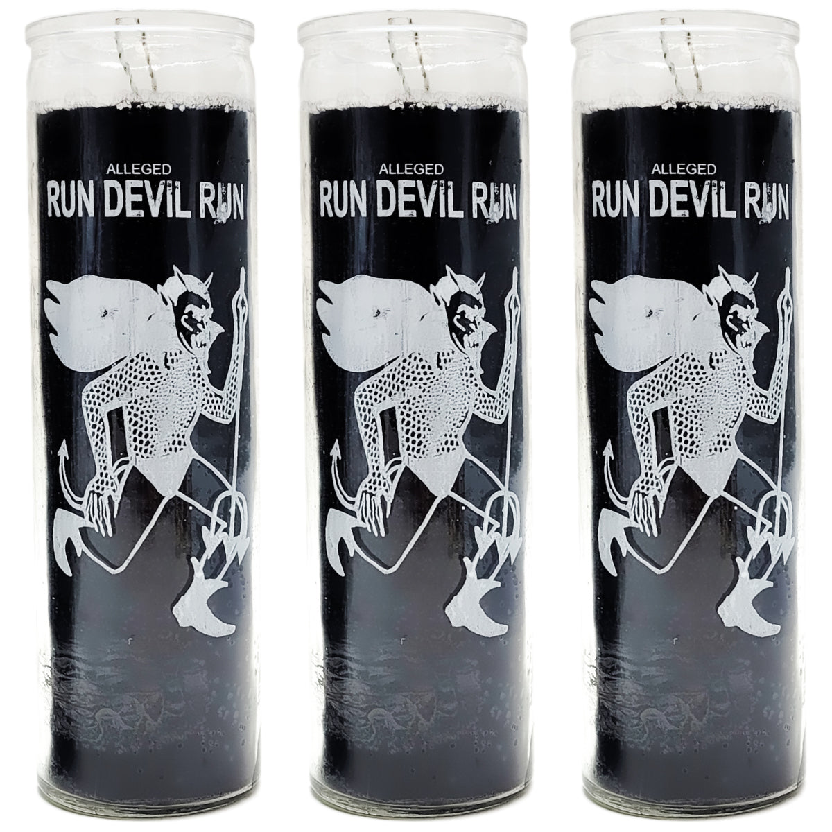 7 Day Candle, Run Devil Run (Black)