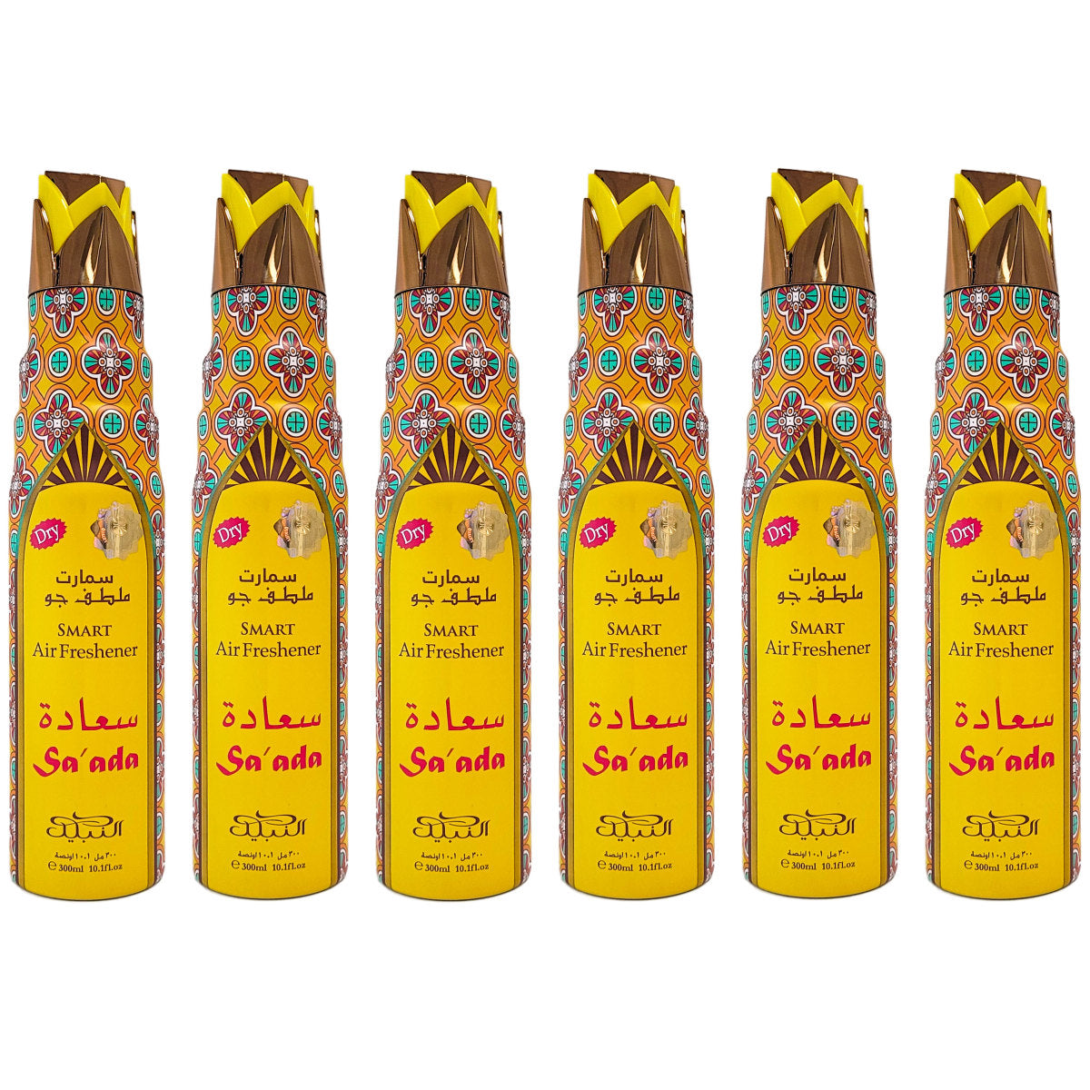 Sa'ada Scent Dry Aerosol Air Freshener Spray, 300ml, by Nabeel