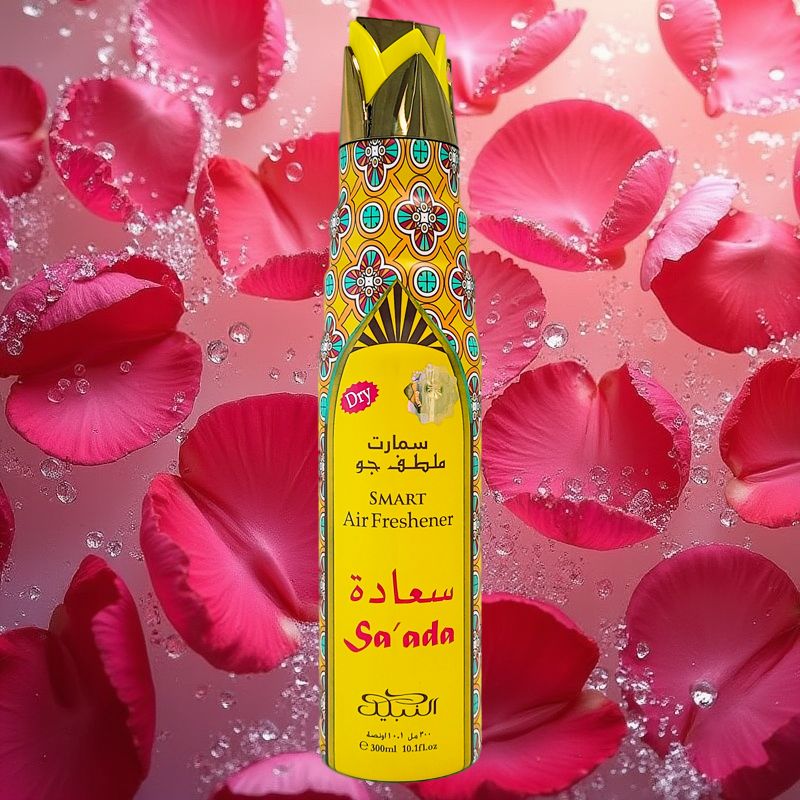 Sa'ada Scent Dry Aerosol Air Freshener Spray, 300ml, by Nabeel