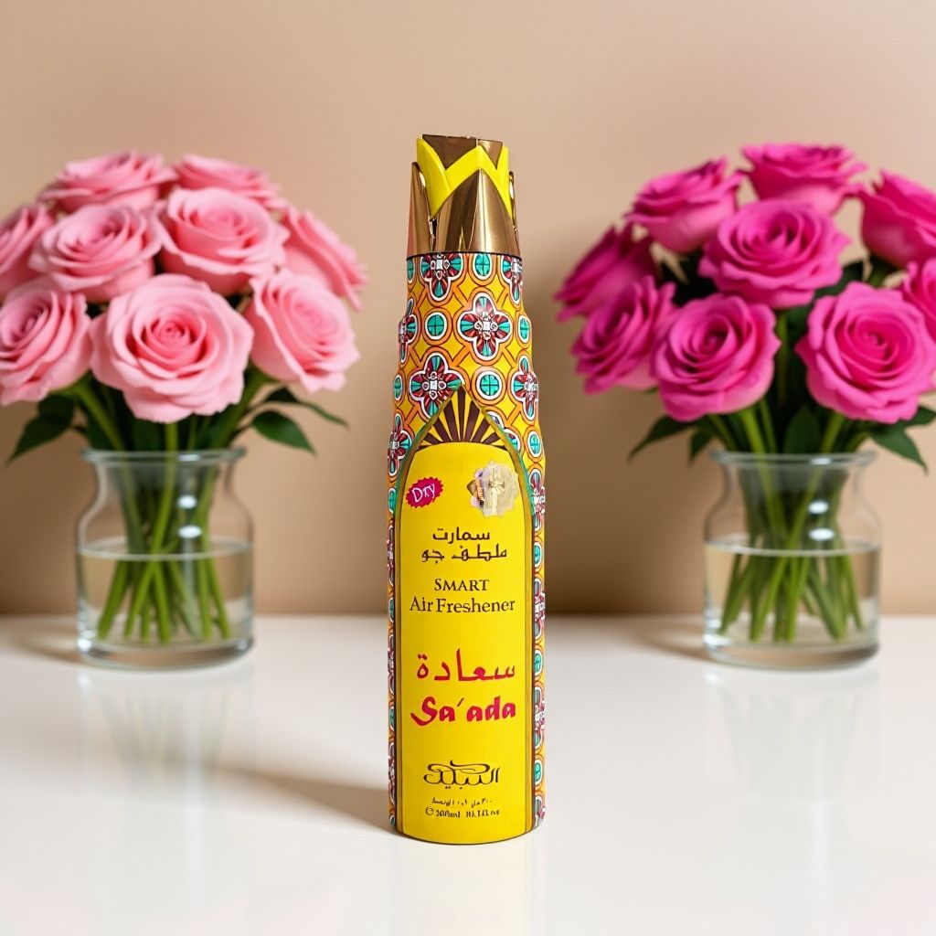 Sa'ada Scent Dry Aerosol Air Freshener Spray, 300ml, by Nabeel