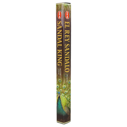 HEM Incense Sticks 20-Stick Hex Packs, Sandal King