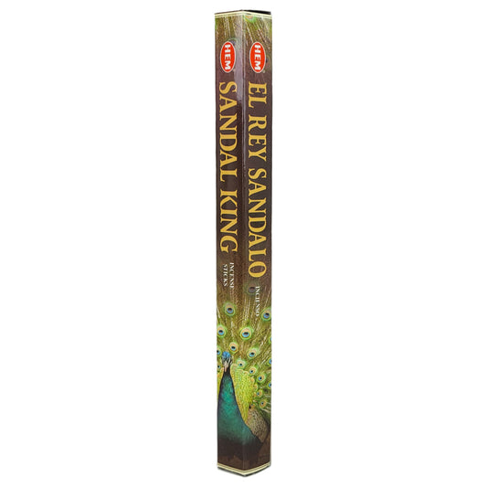 HEM Incense Sticks 20-Stick Hex Packs, Sandal King