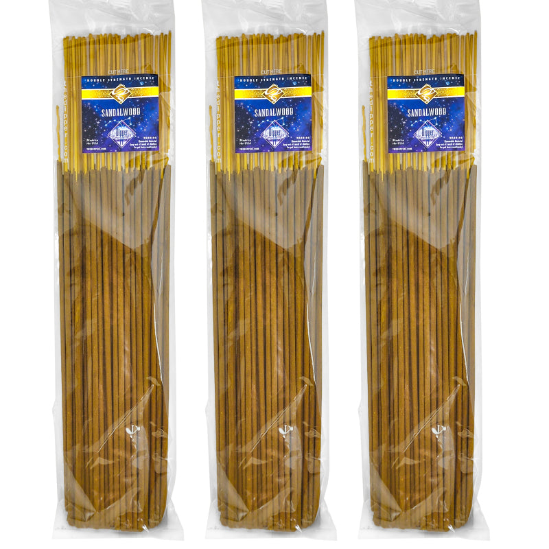 Sandalwood Scent 19" Incense, 50-Stick Pack, by The Dipper